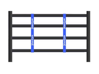 Personalized Boxing Ring Rope Dividers : Blue